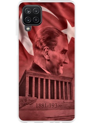 TechTree Samsung Galaxy A22-M22-M32 Uyumlu Atatürk Portresi ve Anıtkabir Baskılı Silikon Kılıf