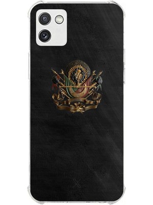 TechTree Samsung Galaxy A03 Uyumlu Osmanlı Tuğrası Detaylı Baskılı Silikon Kılıf