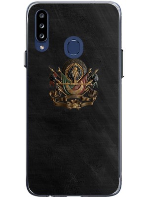 TechTree Samsung Galaxy A20S Uyumlu Osmanlı Tuğrası Detaylı Baskılı Silikon Kılıf