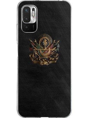 TechTree Redmi Note 10 5g Uyumlu Osmanlı Tuğrası Detaylı Baskılı Silikon Kılıf