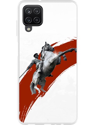 TechTree Samsung Galaxy A22-M22-M32 Uyumlu Şaha Kalkmış At Detaylı Atatürk  Baskılı Silikon Kılıf