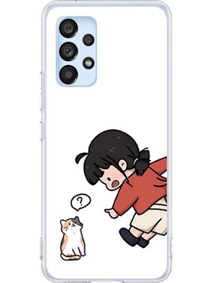 TechTree Samsung Galaxy A53 Uyumlu Zorla Çekiştirilen Sevgili - Çift Kombini Baskılı Silikon Kılıf