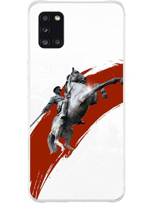 TechTree Samsung Galaxy A31 Uyumlu Şaha Kalkmış At Detaylı Atatürk  Baskılı Silikon Kılıf