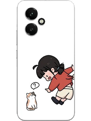 TechTree Honor 400 Uyumlu Zorla Çekiştirilen Sevgili - Çift Kombini Baskılı Silikon Kılıf