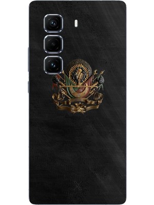 TechTree Infinix Hot 50 Pro Plus+ Uyumlu Osmanlı Tuğrası Detaylı Baskılı Silikon Kılıf