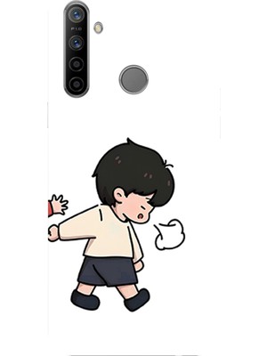 TechTree Realme 5i - 6i - C3 Uyumlu Zorla Götürülen Sevgili - Çift Kombini Baskılı Silikon Kılıf