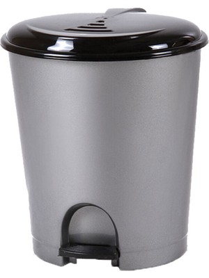 Özbience Kırmızı 33 Litre Çöp Kovası, Pedallı ve Açılır Kapaklı, Pratik Kullanım