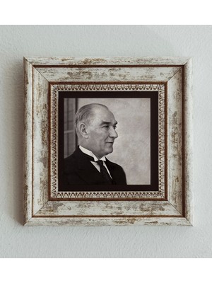 Mbb E-Ticaret Atatürk Çerçeveli Taş Tablo , Çerçeveli Taş Duvar Dekoru