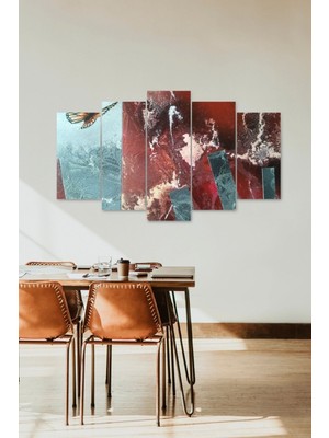 Mbb E-Ticaret Düşündüren Manzara 5 Parçalı Mdf Tablo