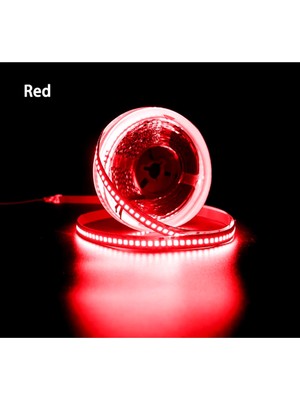 Powerr Led Aydınlatma 12 Volt 2835 Smd 240 LED 10MM Kırmızı Işık Iç Mekan 5 Metre Şerit LED