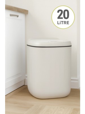 TE Dükkan Sensörlü Açıp Kapanan Teknolojik Akıllı Antibakteri Karşıtı Sterilize Çöp Kovası Dört Pilli Set