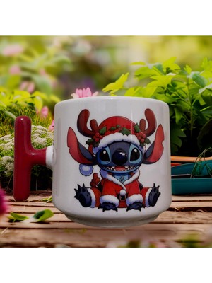 Game Fruy Yılbaşına Özel Sevimli Karakter Çift Taraf Baskılı Kupalar- Seramik Çay, Kahve Hediyelik Bardağı