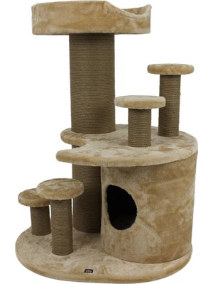 Feyza Design Tirmalamalı Konforlu Kedi Evi, Rahat ve Güvenli Yaşam Alanı