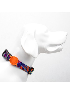 TailPetz Splash Boyun Tasmaları Ayarlanabilir Dayanıklı ve Konforlu Köpek Desenli Boyun Tasması
