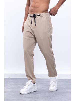 Krem Paraşüt Pantolon