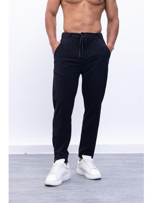Siyah Paraşüt Pantolon