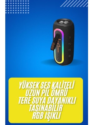 Fantastik Store Bluetooth Hoparlör USB Şarjlı Uzun Pil Ömrü Android ve Ios Uyumlu Renkli