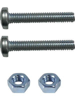 TUĞRA HIRDAVAT Tuğra Hırdavat M4X8MM Metrik Vida Ysb - Somunlu 300'LÜ Takım