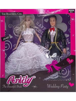 Mercansa Anlily Gelin ve Damat Bebekler -OYD-02264