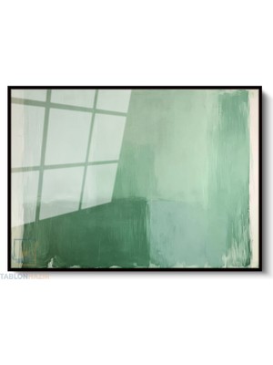Tablonhazır Çerçeveli Yatay Cam Tablo Salon Duvar Tablosu Yatay Cam Soyutrenksanati Ofis Tablosu
