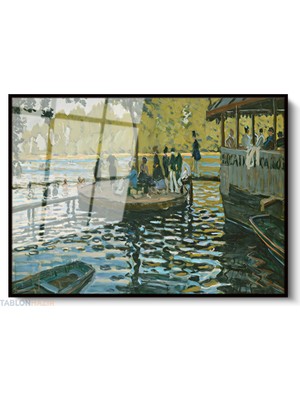 Tablonhazır Çerçeveli Yatay Cam Tablo Salon Duvar Tablosu Yatay Cam Golmanzarasi Yeni Ev Hediyesi Ofis Tablosu