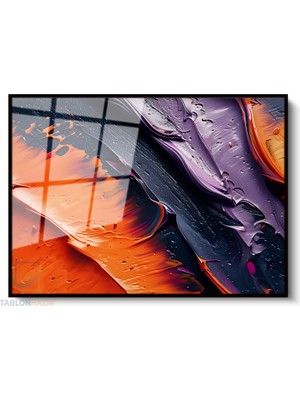 Tablonhazır Çerçeveli Yatay Cam Tablo Salon Duvar Tablosu Yatay Cam Koyurenkfircadarbeleri Ofis Tablosu