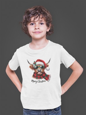 Bumeta Mooey Christmas Boğa Desenli Çocuk Tişört T-Shirt