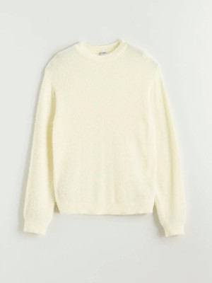 LC Waikiki Lcw Kids Sarı Bisiklet Yaka Kız Çocuk Triko Kazak