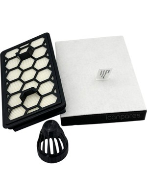 Süppürge Karaca Ile Uyumlu Vantuz 5 Süpürge Seperatör ve Hepa Filtre Seti