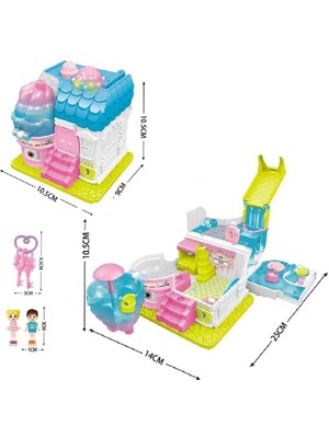 Mercansa QF2910-11-12-13-14-15 Işıklı Müzikli Aksesuarlı Ev Serisi Açılıp-Katlanır