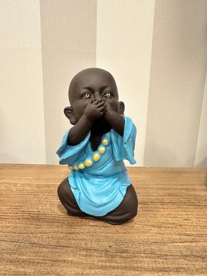 İki Cadı Tasarım Dekoratif Çocuk Buda, Biblo