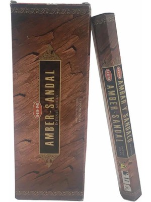 Mercansa Hem Amber Sandal Aromalı Çubuk Tütsü