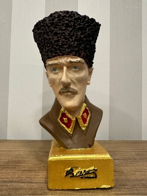 İki Cadı Tasarım Gazi Mustafa Kemal Atatürk Taş Biblo Heykel