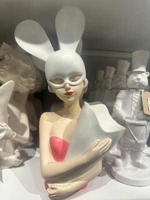 İki Cadı Tasarım Buketli Kız Polyester Obje - Heykel, Biblo, Obje, Dekoratif Objeler, Şık Sunumlar