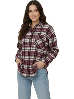 Baglan Kadın Ekose Oduncu Gömlek BGL-ST05067