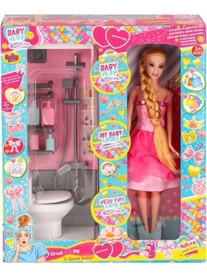 Mercansa OYD-02387 Bebek ve Banyo Oyun Seti -Oydaş Oyuncak