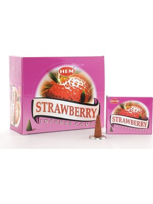 Mercansa Strawberry Aromalı Konik Tütsü