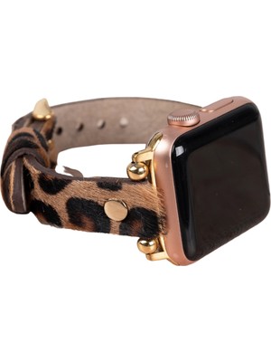 Mercansa Apple Watch Uyumlu Deri Kordon 38-40-41MM Gt LEO1N