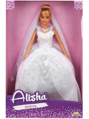Mercansa 3381 Sun-Rst-Sıs-Gelinlikli Manken Bebek Alisha 29 cm - Sunman