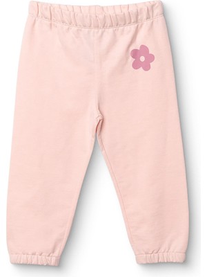 Hellobaby Hellobaby Kız Bebek Eşofman Alt Kalp Baskılı Yok Uzun Paça