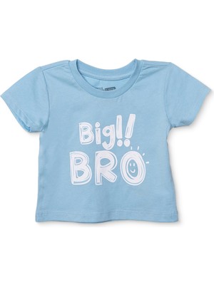Hellobaby Hellobaby Erkek Bebek Tshirt Hayvan Baskılı Bisiklet Yaka Kısa Kol