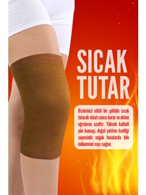 Yün Dizlik Çift Seti, Konforlu ve Şık Diz Koruyucu, Günlük Rahatlık