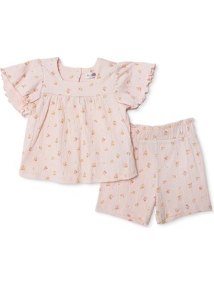 Hellobaby Hellobaby, Kız, Bluz-Şort, Pastel Dreams, Bisiklet Yaka, Uzun, Kısa Kol