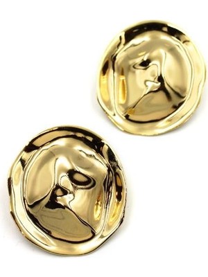 Royaleks Plaka Küpe - Altın