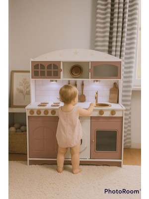 Özka Pudra 3 Kapaklı Boyalı Mutfak Dolabı, Şık ve Kullanışlı Tasarım