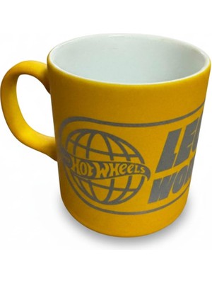 Netavantaj Hot Wheels Legends Tour Seramik Çay Kahve Kupası Sarı