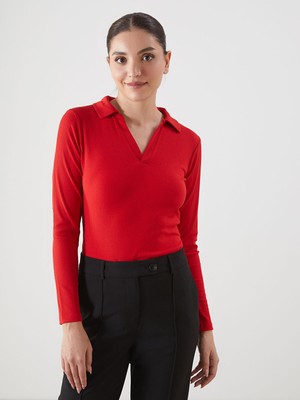 Lc Waikiki Yeni Sezon Polo Yaka Kadın Body