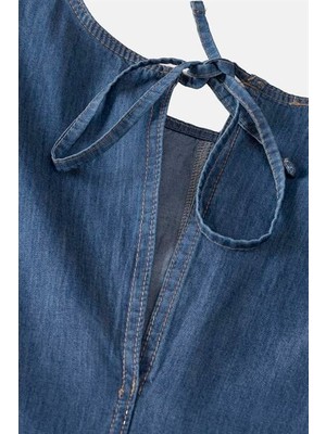 Balmior Sırt Bağcıklı Tensel Elbise 2880