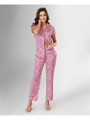 Marsilyan 2'li Saten Pijama Takımı