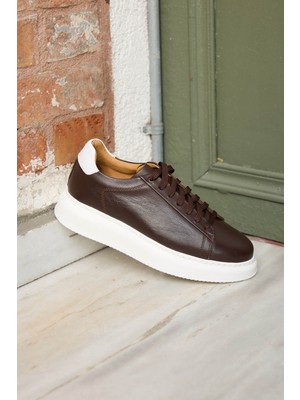 Vantaggio Shoes Sorento %100 Hakiki Deri Erkek Sneaker Ayakkabı